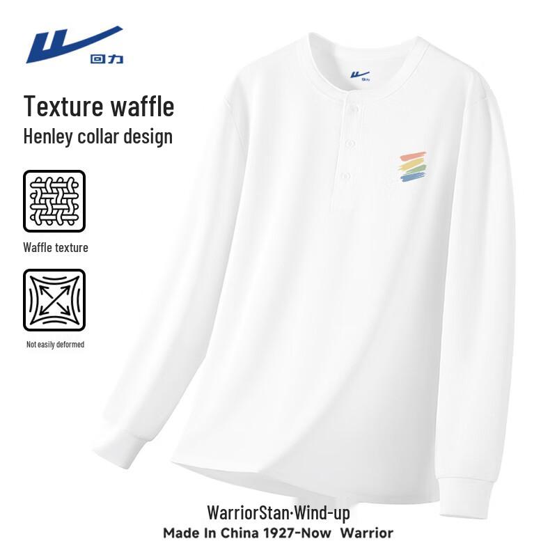 

Warrior Unisex Waffle Knit Henley Long-Sleeve T-Shirt XL