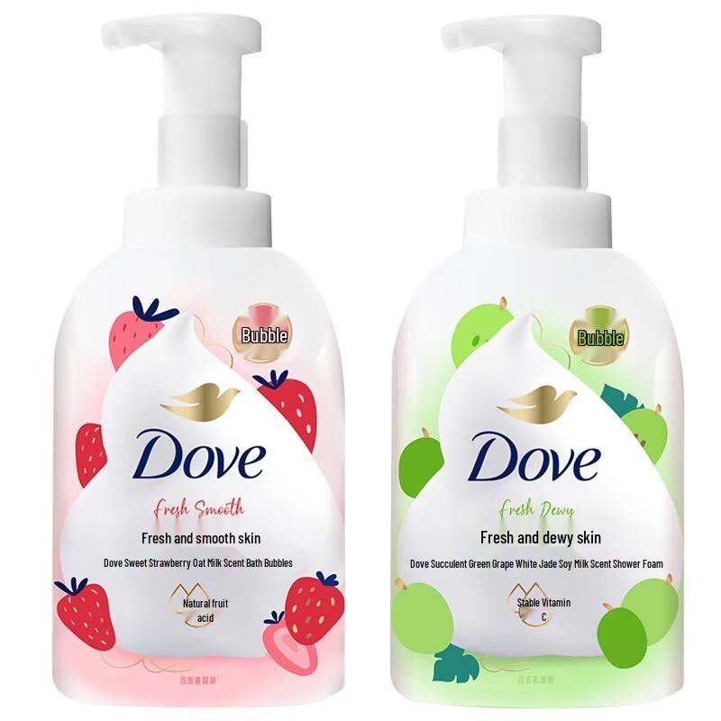 Dove Fruit Milk Moisturizing Bath Foam