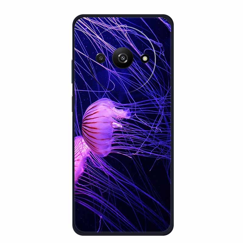 

For Poco C61 Phone Case PocoC61 C 61 Coque Black Silicone Soft Back Cover Cases For Xiaomi Redmi A3 A3x Phone Case RedmiA3 A 3 x Poco C61
