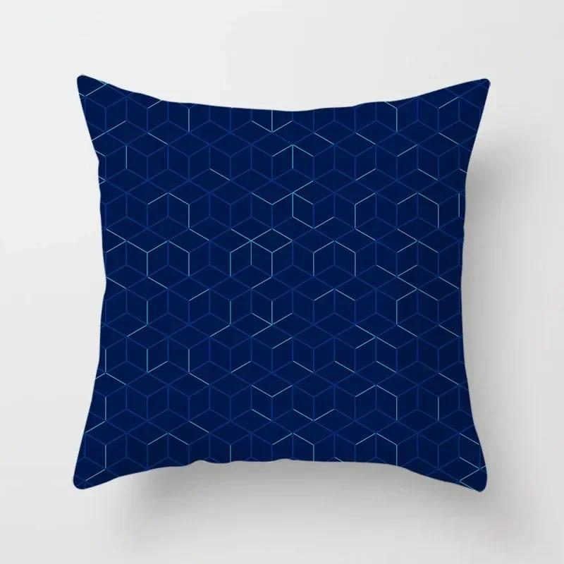 Office Decoration Cushion Cover Home Pillowcase Square Personality Geometric Pattern Decoration