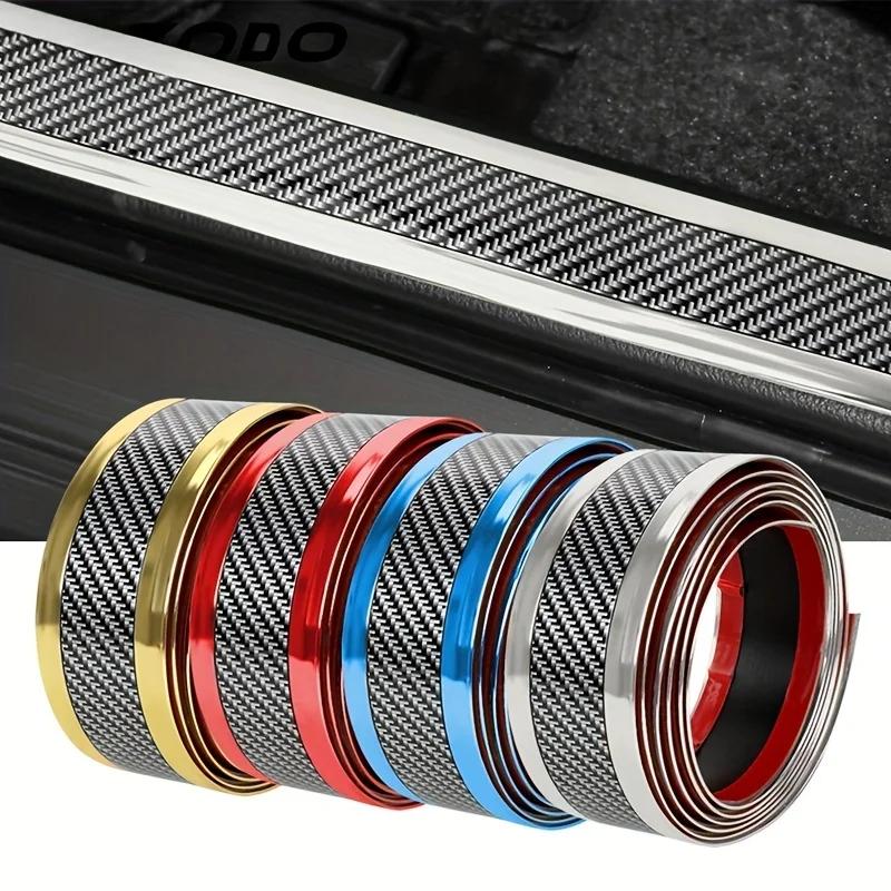 100cm Automotive Door Entry Guard Car Door Sill Protector Anti-Collision Strip Rubber Waterproof Protection Strip for Most Car