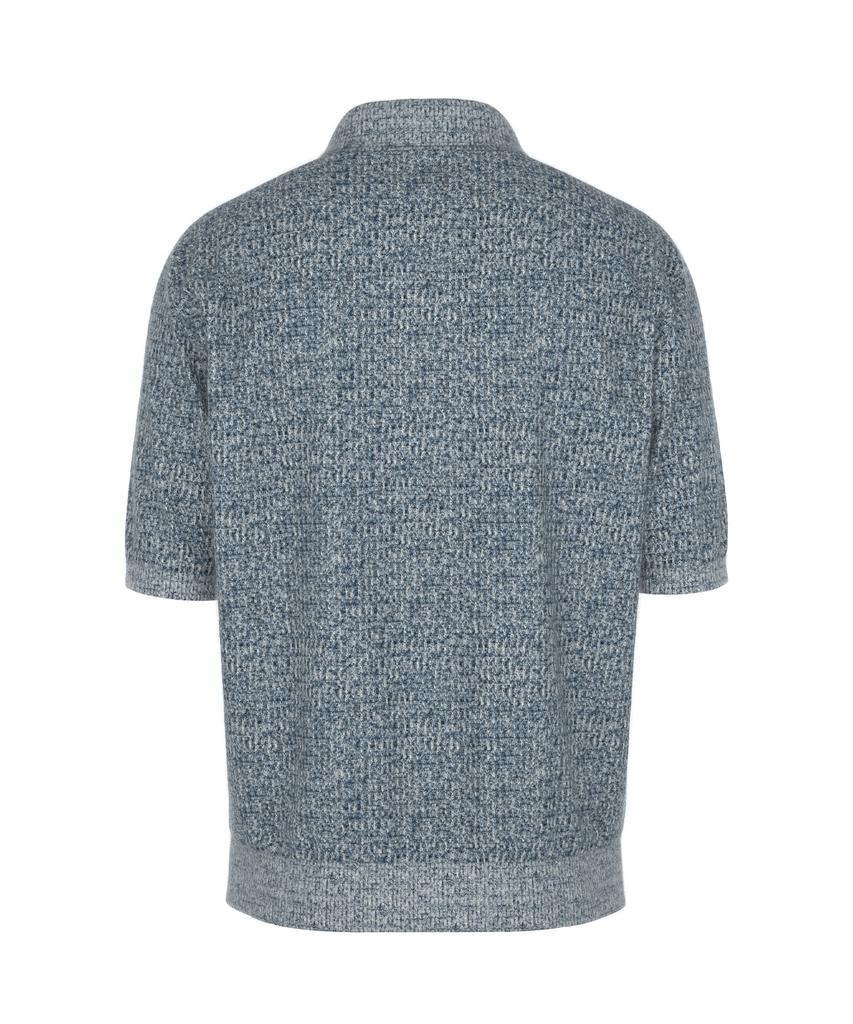 DREAMWORLD Bookle Half Collar Knit (Navy)