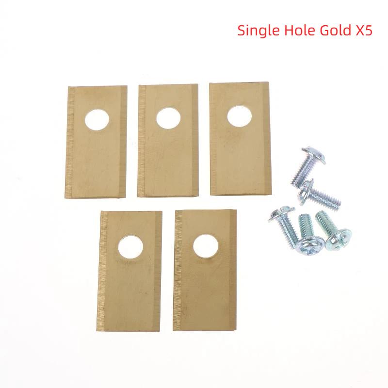 5Pcs Stainless Steel Lawn Mower Cutting Blade Replacement Robotic Lawnmower Cutting Blades For Landroid For Worx