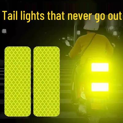 Adesivo Fluorescente Riflettente Personalizzato per Auto, Motociclette e Biciclette