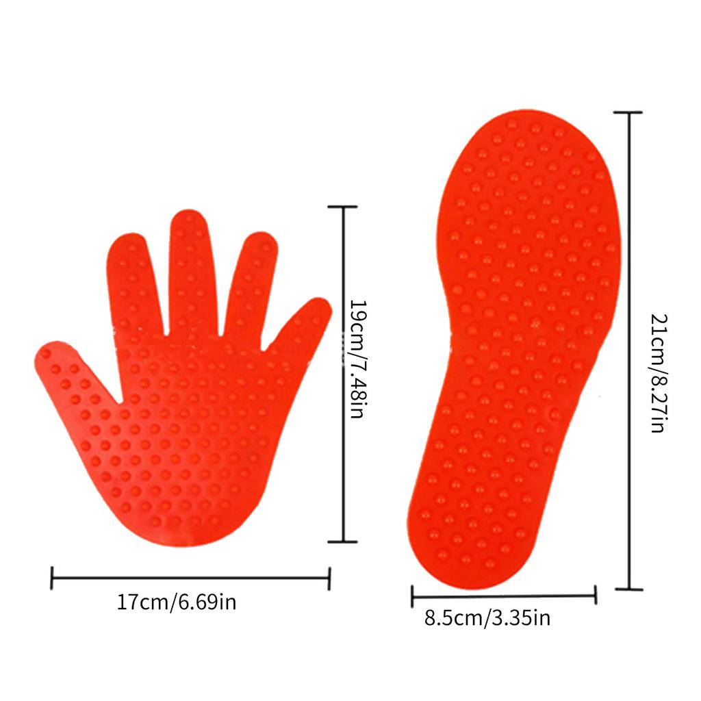 Fun Hand and Feet Sensory Training Supplies for Kids Pose Limb Positioning Colorful Hand/ Feet Sensory Training Tools
