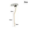 Toilet Lever Handle Toilet Tank Wrench 1pc 20cm Bathroom Tools Tank Flush Lever Chrome Toilet Tank Accessory Toilet Wrench
