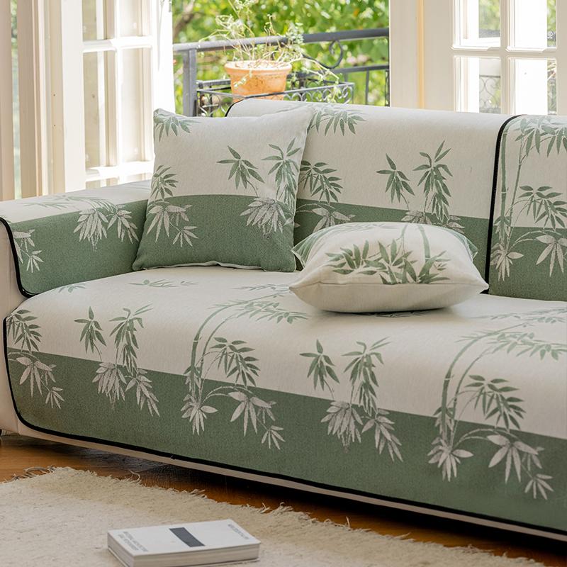 

Осенний нескользящий бамбуковый диван-подушка диван-кровать шенилл цветной блок чехол Funda диванный коврик чехлы для дивана коврик 90x70