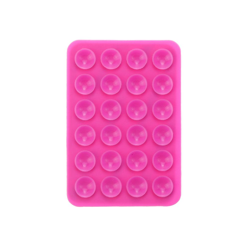 Silicone World Square Silikon-Saugnapf zur Befestigung von Mobiltelefonen im Auto, Halterung für Telefonhülle, universeller, rutschfester Saugnapf