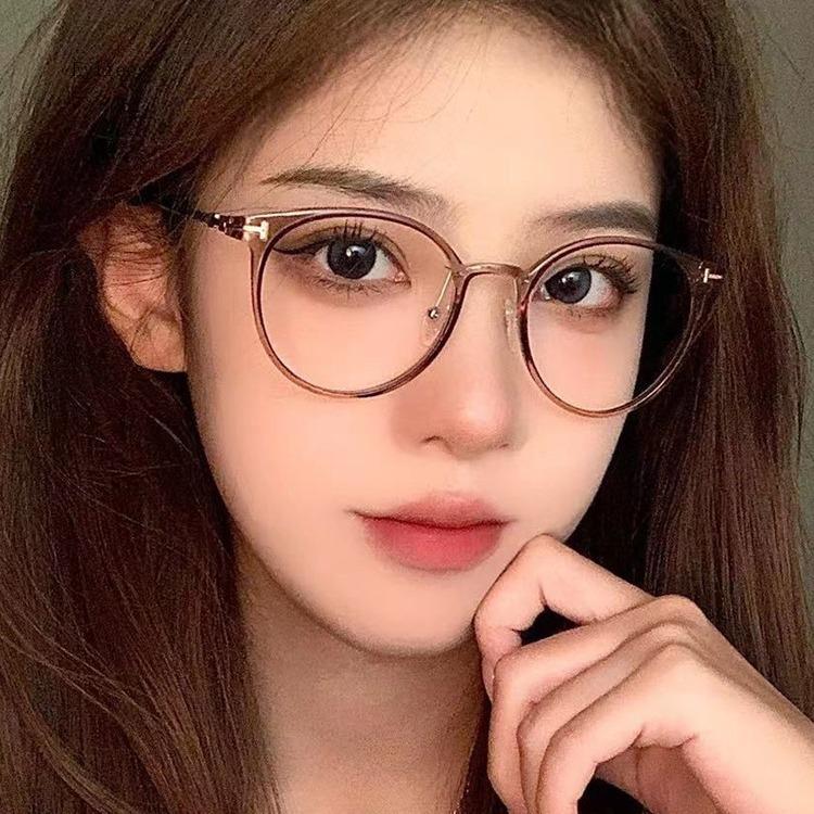 Unisex Retro Myopia Glasses Vintage Anti-Blue Light Blocking Short-Sighted Eyeglasses Diopter 0 To -4.0 Optical Vintage Eyewear