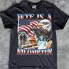 WTF Is A Kilometer Shirt, Funny American Graphic Tee, Raccoon USA Flag Tank