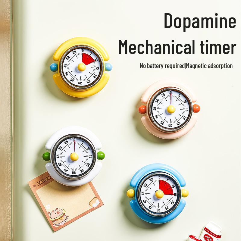 Cute Mechanical Timer for Student Self-Discipline & Visual Time Management