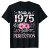 Cadouri pentru a 50-a aniversare Bărbați Femei 50 de ani Vintage 1975 Tricou Îmbrăcăminte Femei Bărbați Streetwear Tricouri Grafice Harajuku