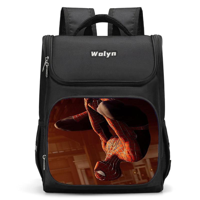 Lightweight Spiderman Girls Backpack With Large Storage For Use Educational