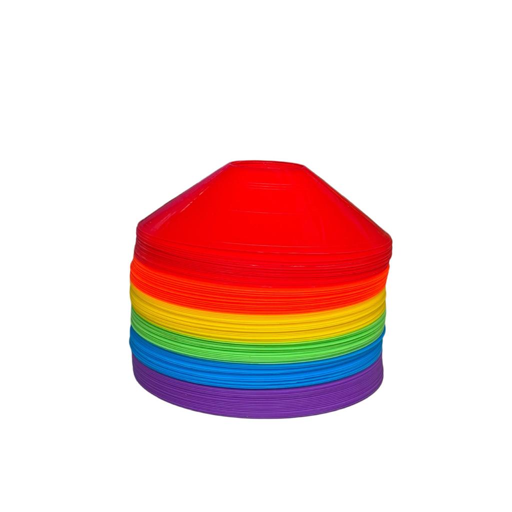 Children's Sports Training Marker Discs - Round Plates for Soccer Practice Obstacle Training.