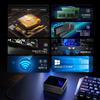 Mini-PC mit AMD Ryzen 5 3550H 8 Bis zu 16GB 512GB NVME 3 Display USB LAN Windows 11 BT VESA-Kompatibilität (4 Kerne, Threads, 3,70 GHz), DDR4, SSD,