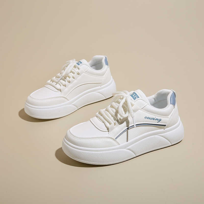 Fashion Playform Flatform Sneakers White Vulcanize Cute Women's Shoes Women's Ladies Sport In Offers Cheap Famous Brand Teniis