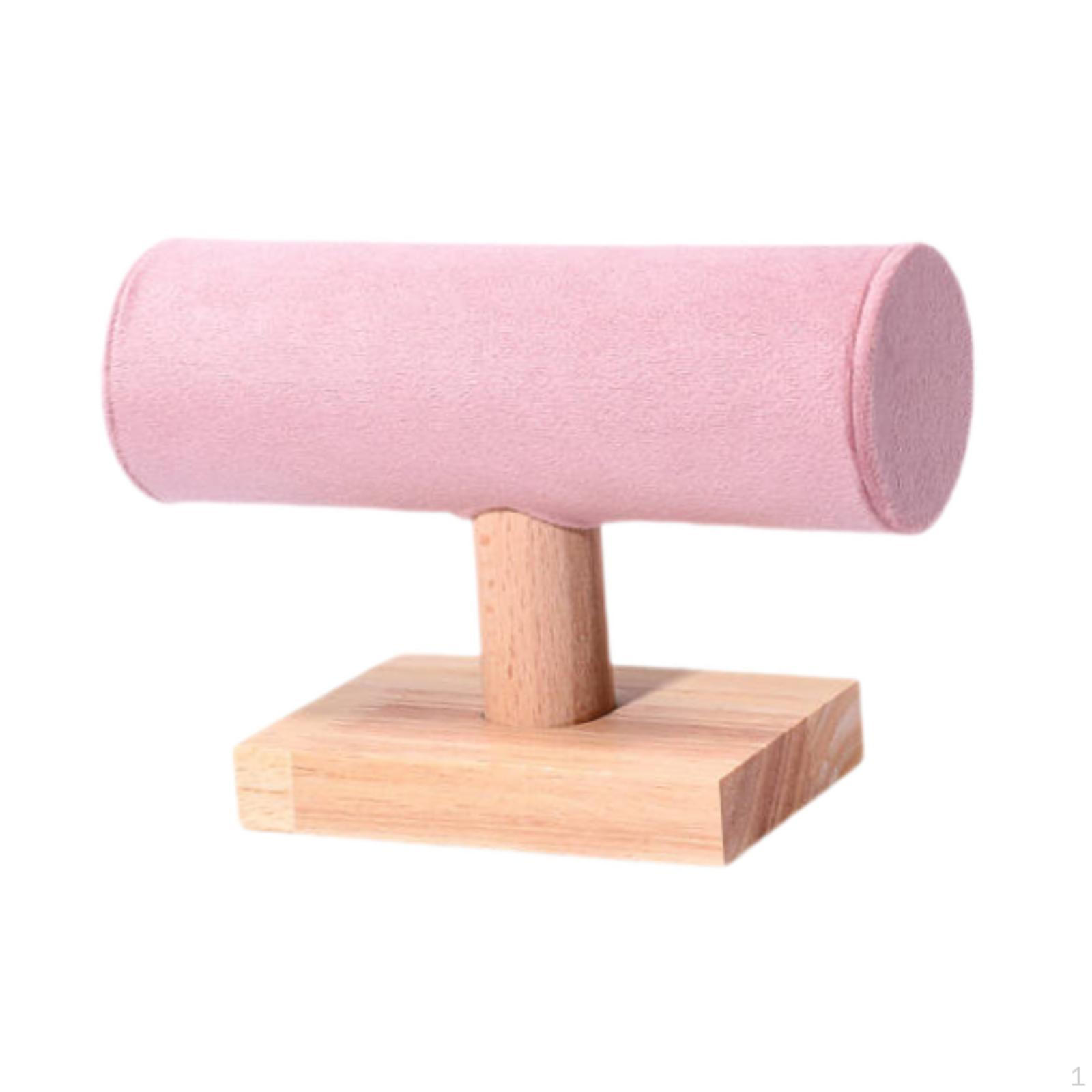 

Стенд для демонстрации браслетов, Органайзер для ювелирных изделий, Одноярусная настольная подставка, Ювелирные изделия, Подставка для часов для розовый