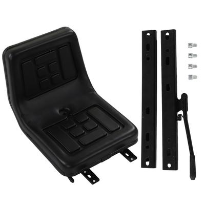 Asiento de Tractor Ergonómicamente Cómodo Cuero PU Resistencia al Desgaste Robusto Asiento de Carretilla Elevadora Excavadora para Vehículo de Ingeniería