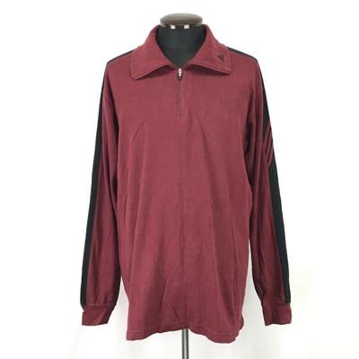 GOLF Half Zip Sweatshirt XO Bordeaux Red Long Sleeve(USED)