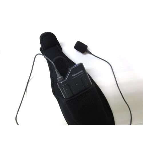 Audio Nexus Wireless Microphone Belt Instructor Pouch (BG-WP03GR) for Professional Use. Compatible with Panasonic WX-4300B, WX-1800, WX-ST400, TOA WM-
