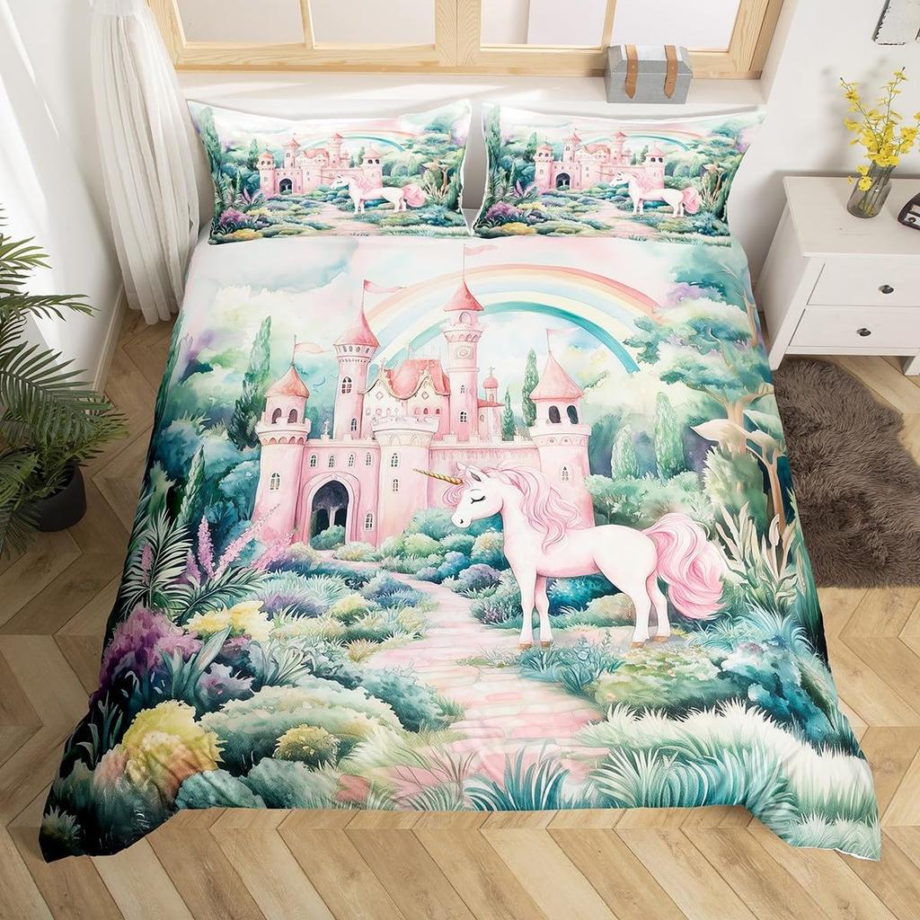 Western Style Bedding Set Sea Turtle Bedlinen White Quilt Set with Pillow Cover Super King Beds 3d Comfortable Thick Bedclothes