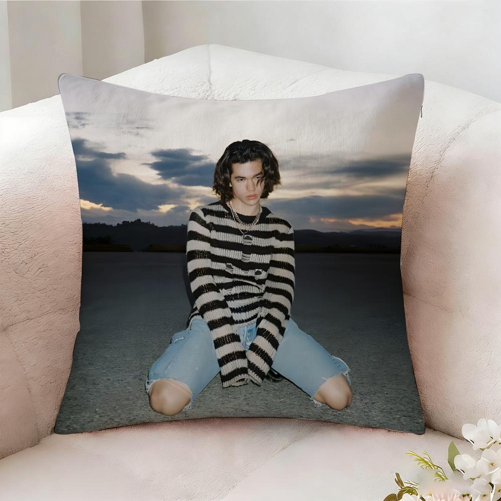 C-conan G-Gray Singer Pillow Case Pillowcase, Double-sided Printed, Sofa Cushion, Bedroom Headboard Pillow