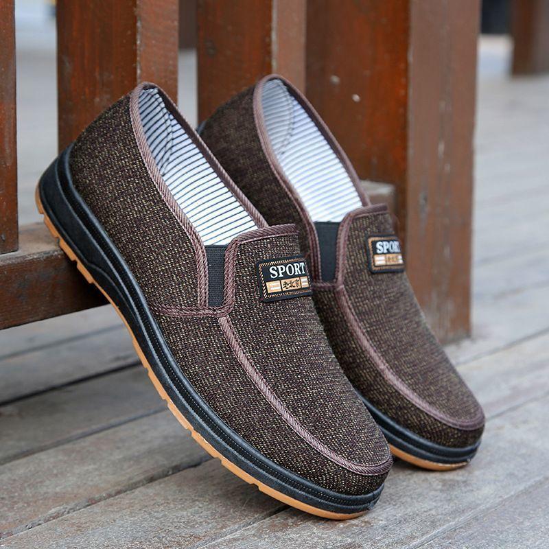 Thickened cloth shoes Working canvas Casual shoes Health cloth shoes