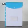 Department File Folder 3Pcs 11 Hole A4 with Snap Button, Colorful Document Organizer, Protector Pouch Horizontal & Vertical Transparent Label