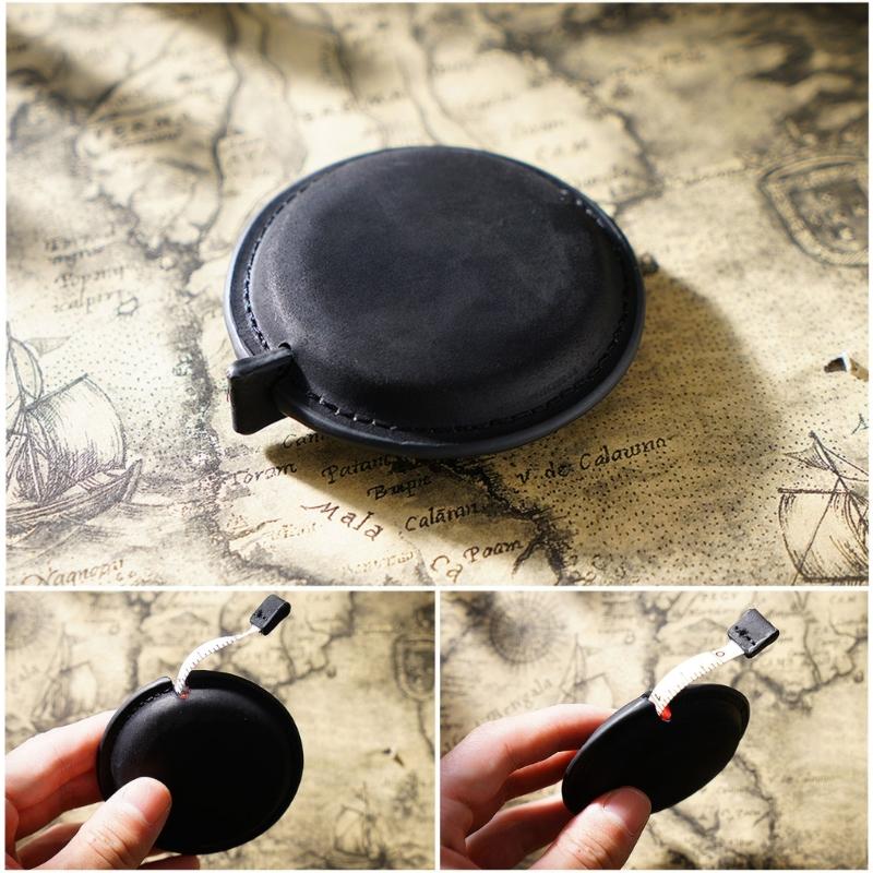 Upgraded Sewing Tape Measure Body Cloth Tailor Craft Dieting Measuring Tape 120cm Retractable Ruler CrazyHorseLeather