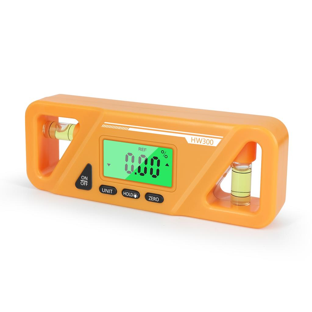 Digital Angle Finder Inclinometer Level Protractor Gauge Tool 2pcs AAA Battery Black