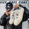 Men White Sneakers 2026 Spring Autumn New Fashion Cross Tied Non Slip Running Shoes Comfortable Breathable Outdoor Casual Flats