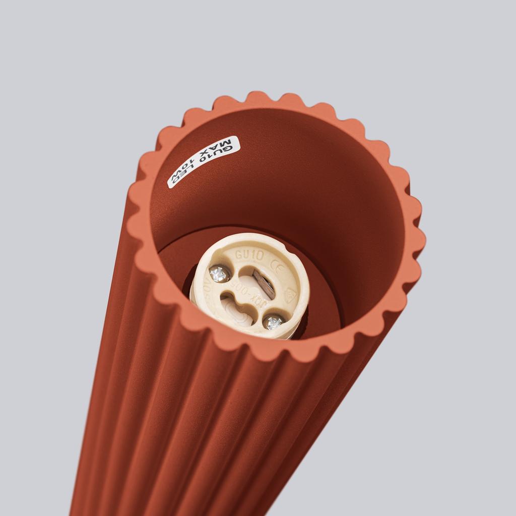 Downlight Karbon 1 Gu10 Ochra Czerwona Alu Sollux Sl.1628