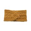 Fascia per capelli a treccia doppia europea e americana con paraorecchie - Accessorio per capelli in finta lana di visone per autunno/inverno caldo