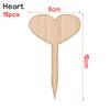 10PCS Eco-Friendly Bonsai Ornament Nursery Pots Wood Sign Tags Bamboo Plant Labels Garden Markers Planting Tools