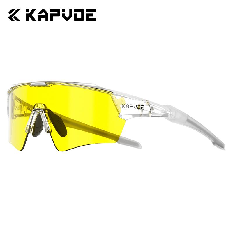 Kapvoe Hot Cycling Sunglasses Men Women Riding Glasses UV400 Bicycle Eyewear Mountain Outdoor Sports Road Driving Bike Goggles 7