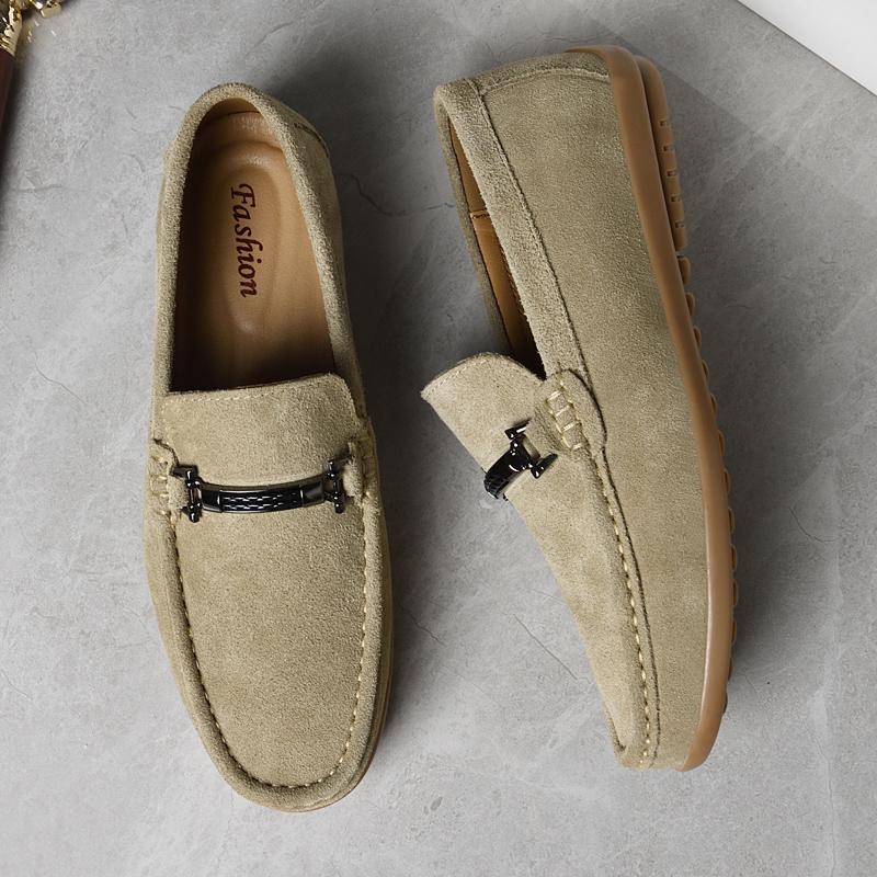 Fashion Genuine Leather Shoes for Men Breathable Designer Loafers Adult Moccasins Handmade Man Driving Shoes New Male Driving Footwear