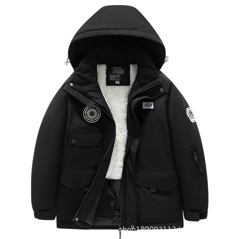 Conjunto de Fato de Esqui Infantil Impermeável e À Prova de Vento - Roupa de Inverno Quente e Moderna para Meninos e Meninas