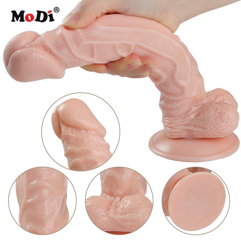 Soft Big Dildo Realistic Penis with Strong Suction Cup Sex Toys for Woman