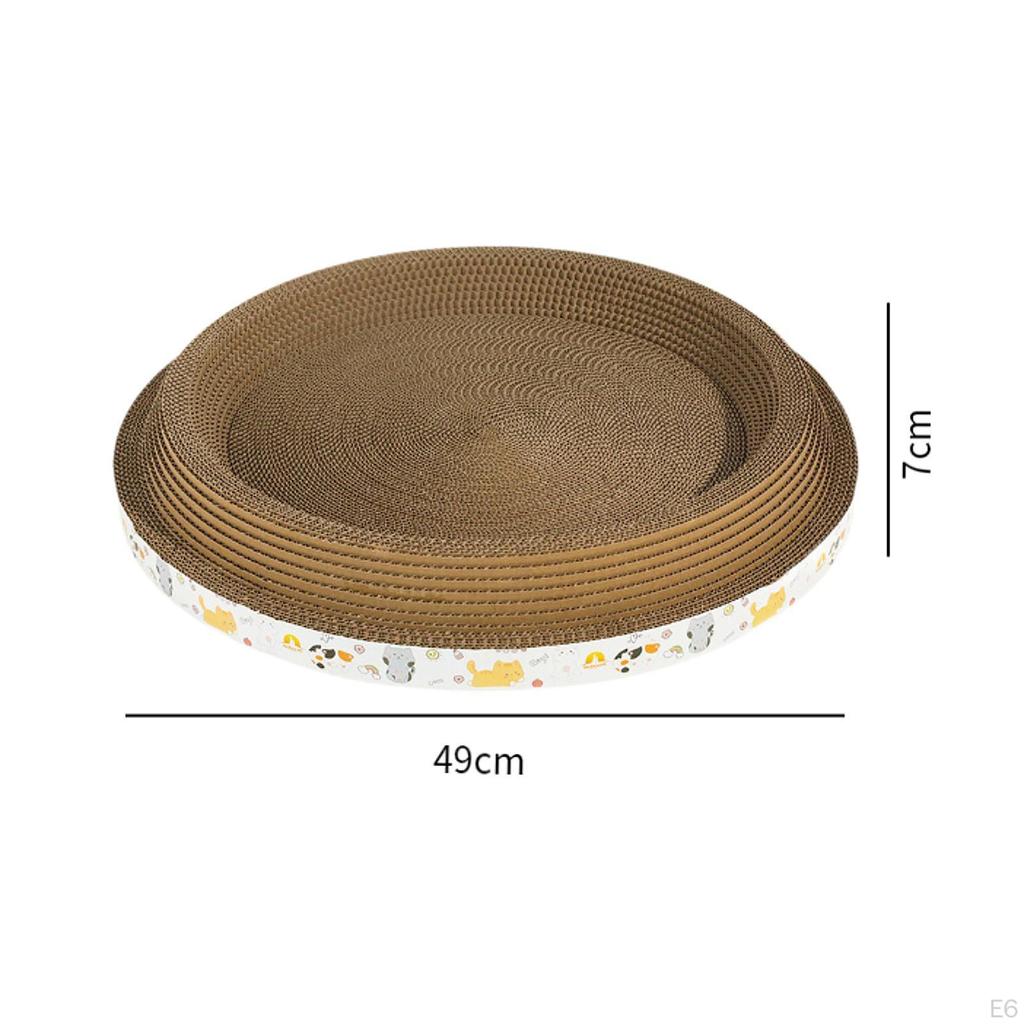 Cardboard Cat Scratcher Bed for Indoor Feline Relaxation