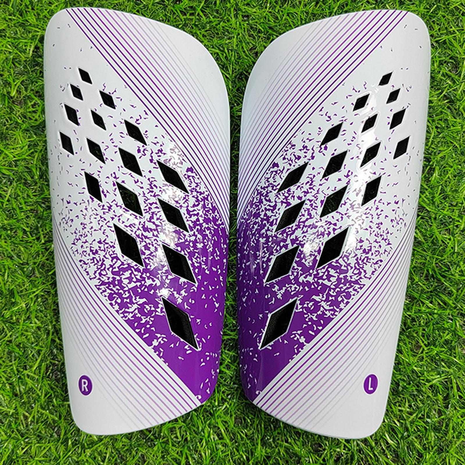 

Football Leg Guards, -Collision Hard Insert Plates, Knee for Adults & Children, Competition & Training Sports Gear L
