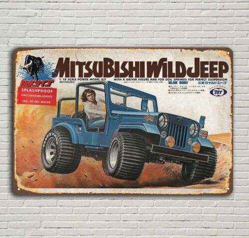 f1Vintage Rc Car Metal Sign Poster Marui Wild Truck 20x30cm