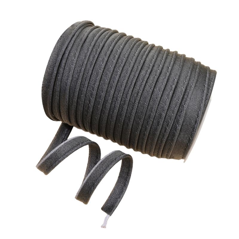 Sewing Piping Trim Ribbon Roll for Dress Finishing, Costume Styling and Decorative Fabric Outline Project Use Work