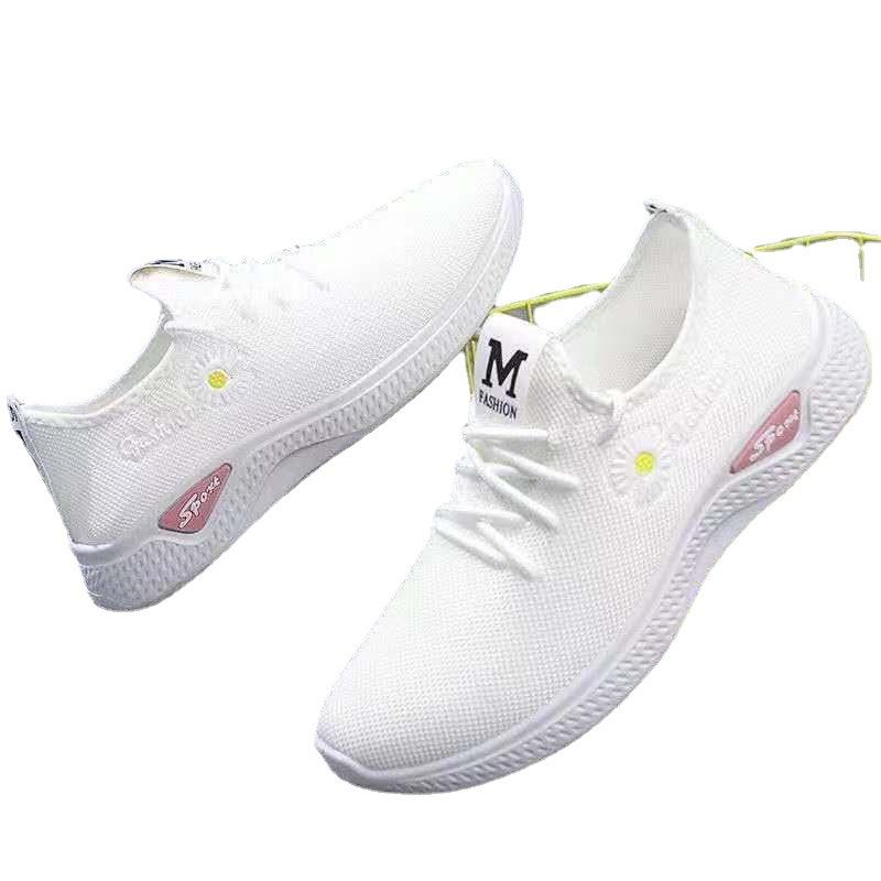 New spring cloth shoes women's sports shoes casual shoes platform breathable lightweight running shoes