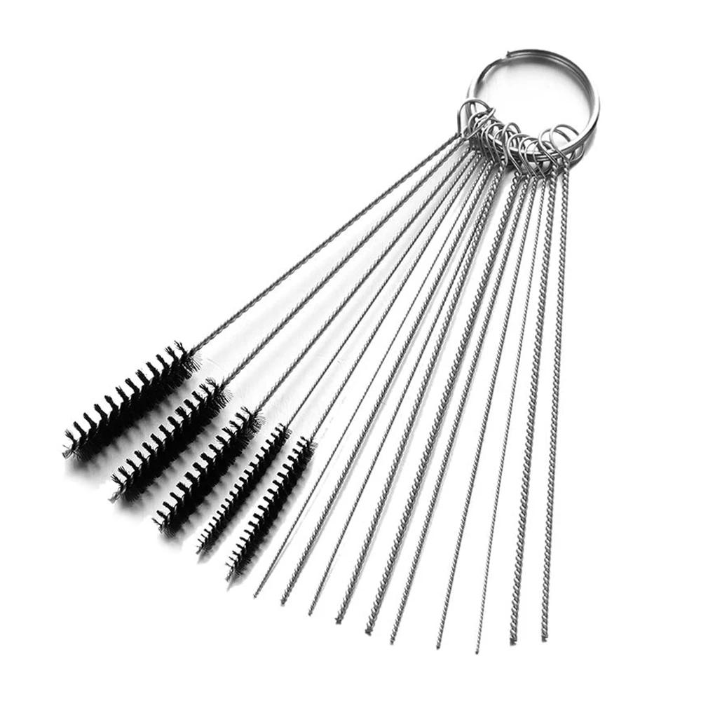 Carburetor Cleaning Kit - 304 Stainless Steel & Nylon Spiral Jet Remove Tool for Auto/Motorcycle/ATV/Welder