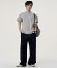 NOISE Low-Cut Loose-Fit Short-Sleeve T-Shirt - Gray