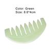 Jade Comb Scratchless Hurtless To Scalp Stone Jade Stone Guasha Comb for Hair