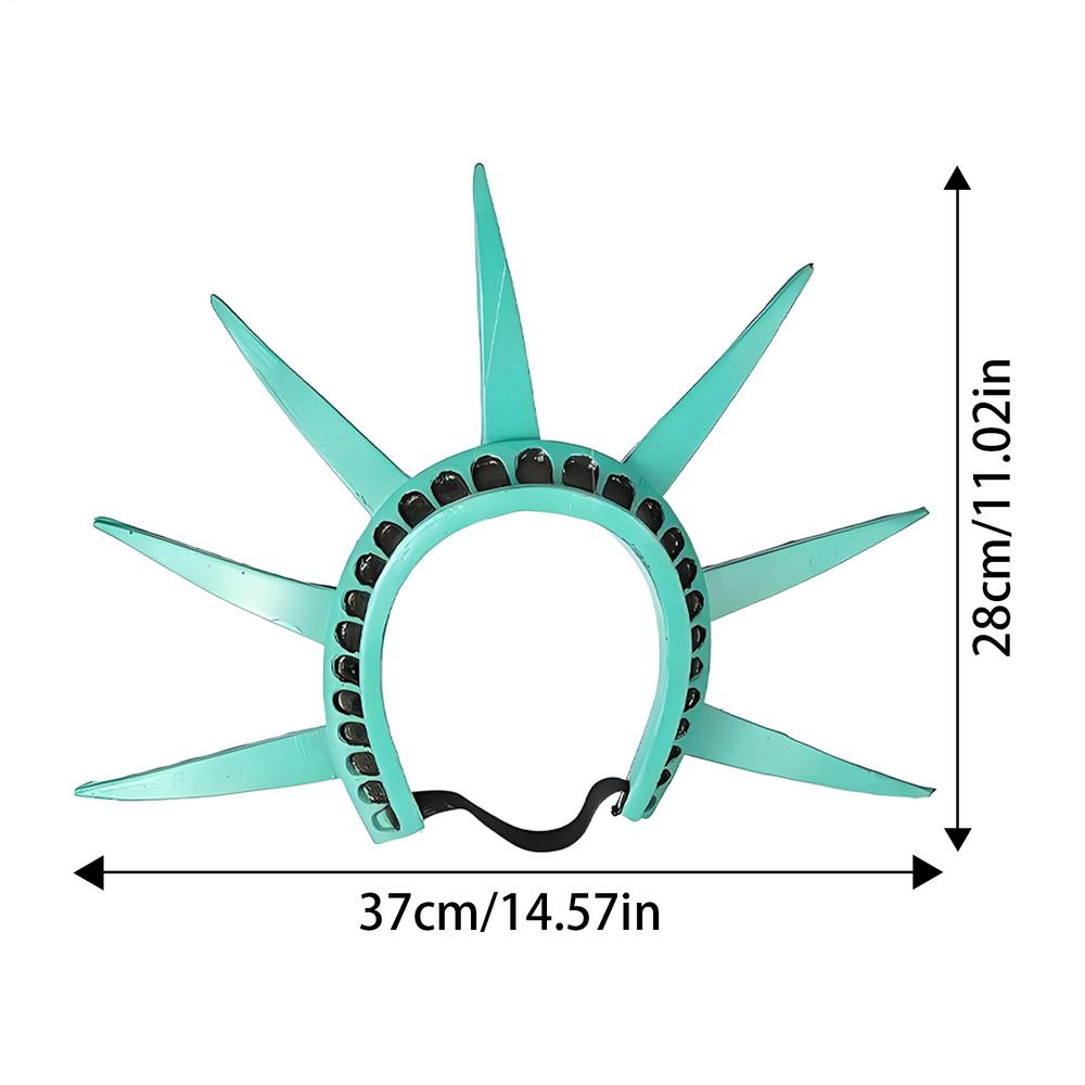 4th of July Outfits Statue of Goddesses Costume Lightweight Patriotic Accessory Prop for Holiday Event School Independence Day