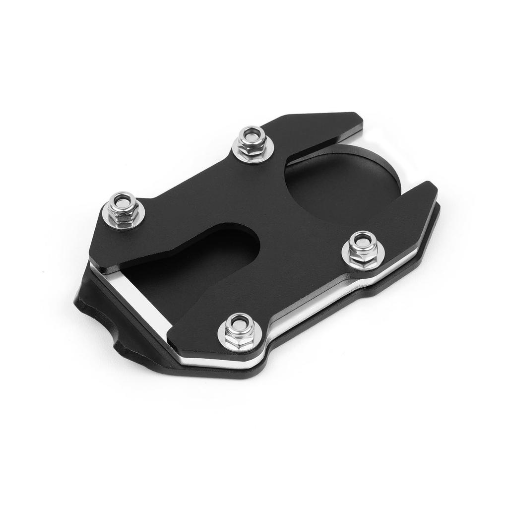 Side Stand Plate for CT125 Hunter Cub Aluminum Alloy Wide Kickstand Extension Plate HI-LINE (JA55/JA65) - (Silver)