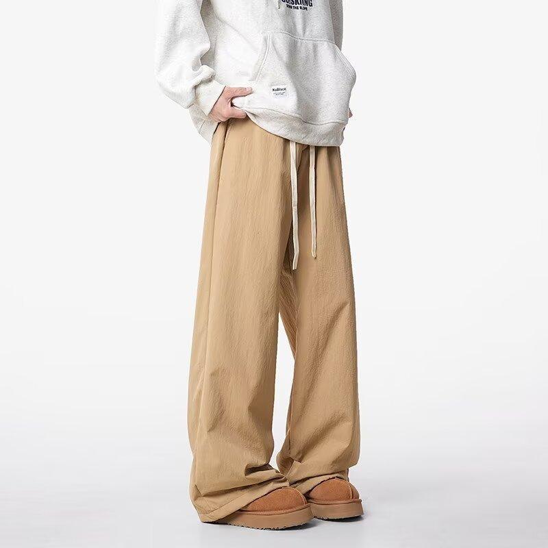 

Super thick arctic velvet casual pants for men and women s winter trendy brand velvet thickened thermal cotton pants lazy wind versatile 3XL хакі