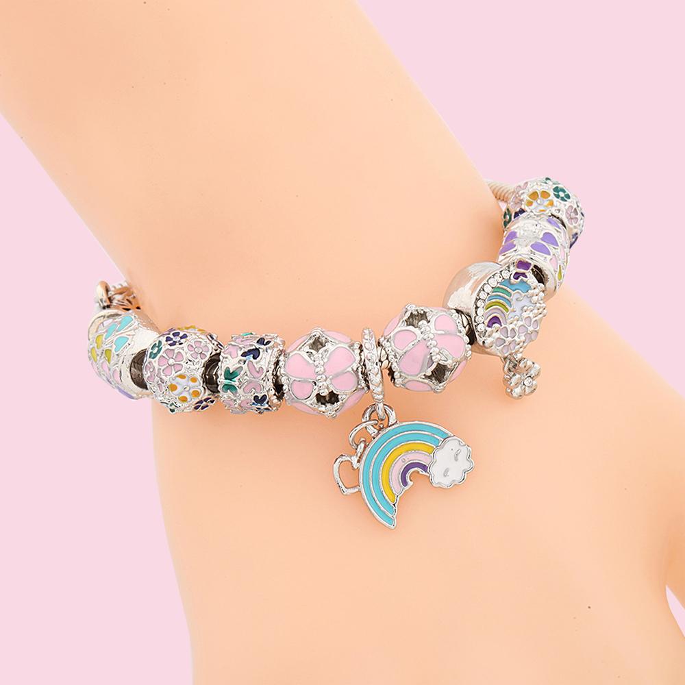 S925 Silber Charm Perlen Schlangenknochen Kette Armband Set mit Sicherheitskette Modemarke Edlen Schmuck Geschenk
